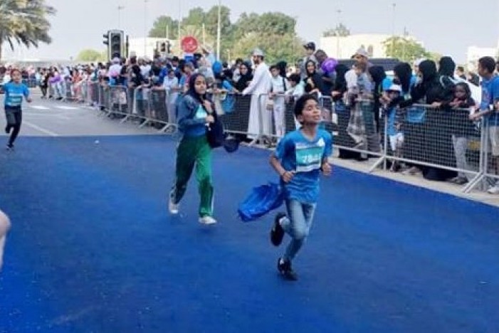 Students participate in Al-Mouj Marathon Race